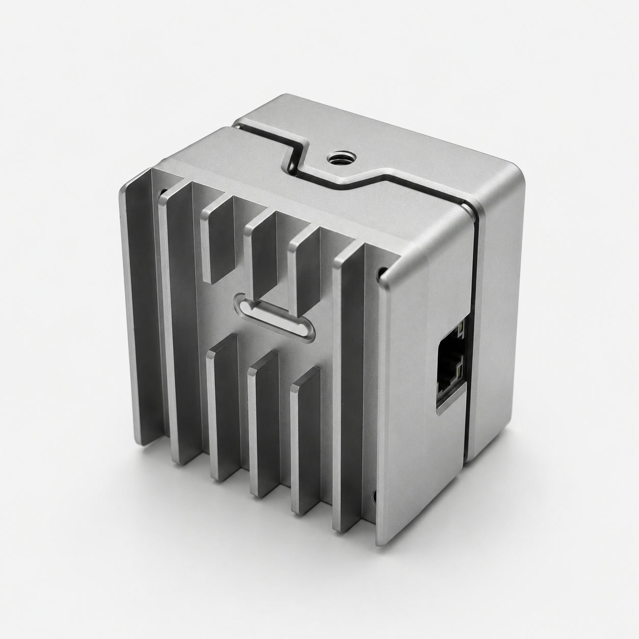 Motion capture camera rear heat sink view